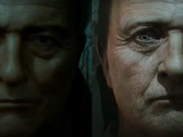 Rutger Hauer in the PC version compared to the next-gen version of Observer. (Image source: YouTube/Bloober/Cycu1)