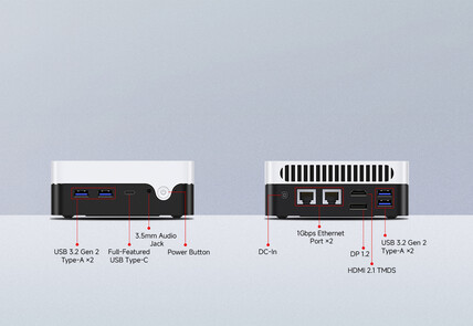 Port configuration of the mini PC