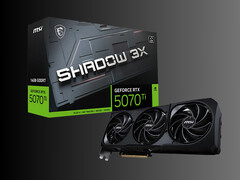 MSI RTX 5070 Ti 16G Shadow 3X (Image source: MSI)