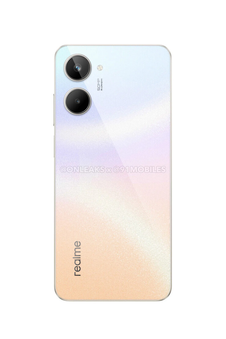The new "Realme 10" renders. (Source: OnLeaks x 91Mobiles)