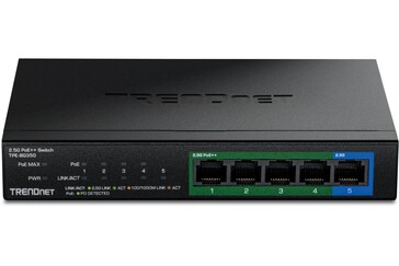 The fanless TPE-BG350 multi-gigabit switch from Trendnet comes in a rugged metal enclosure