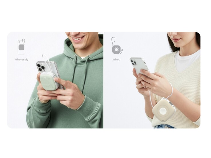 The Silicon Power MP10 power bank supports wired and wireless charging. (Image source: Silicon Power)