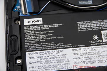 Battery in the Lenovo ThinkBook 14x