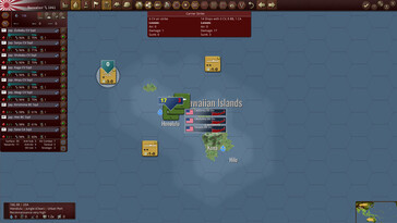 Pictured: A gameplay screenshot from Warplan Pacific.