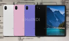 Fan-made concept renders of the Mi Pad 5 show it in a range of colors with the familiar square camera bump. (Image source: @HoiINDI/Weibo - edited)