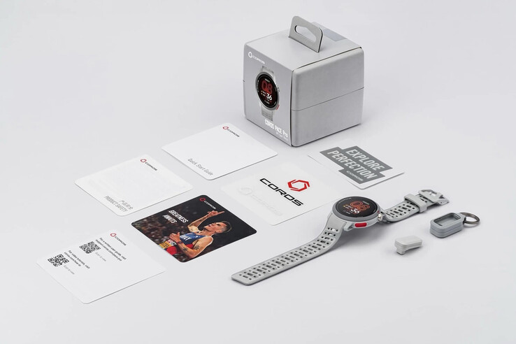 The Coros Pace Pro comes with a few accessories in the box. (Image source: Coros)