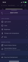 iConnectHue app version 5.9 brings an improved switch editor. (Image source: iConnectHue)