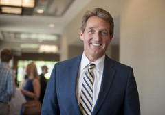 Arizona Senator Jeff Flake introduced the repeal of the FCC regulations. (Source: Washington Times)