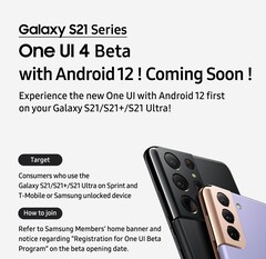 The One UI 4.0 beta can now be expected in October. (Source: Samsung)