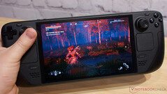 Valve's OLED Steam Deck shows signs of burn-in after 750 hours in HDR and 1,500 hours in SDR modes. (Source: Own)