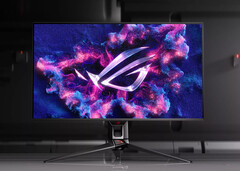 The ROG Swift OLED PG32UCDM peaks at 1,000 nits thanks to its QD-OLED panel. (Image source: ASUS)