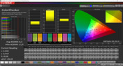 CalMan - color accuracy (sRGB)