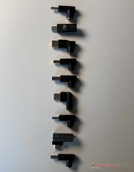 Included DC adapters