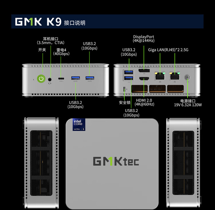 Design and connectivity ports of the mini PC (Image source: JD.com)