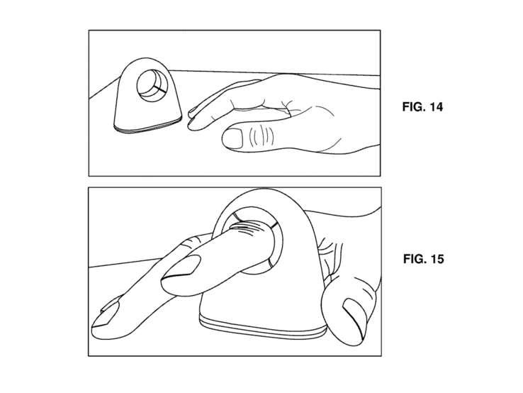 A Fitbit patent shows details of a potential blood pressure finger monitor. (Image source: USPTO)