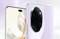 The Honor 100 Pro has a dual front camera and an eye-catching camera module. (Image: Honor)