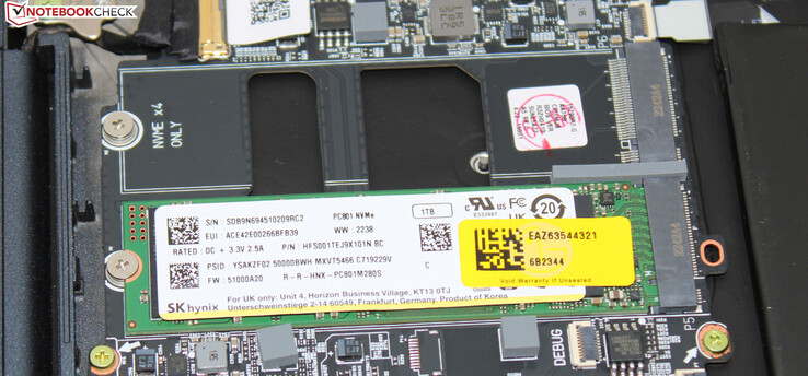 A PCIe 4 SSD serves as the system drive.