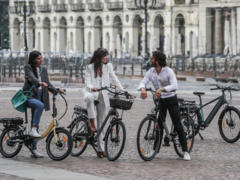 Several models in the new Platum Lancia electric bicycle line-up have an assistance range of up to 70 km (~43 miles). (Image source: Lancia)