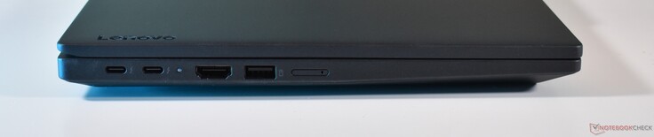 left: 2x Thunderbolt 4, HDMI, USB-A 3.2 Gen 1, nanoSIM