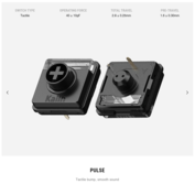 Lofree Flow 2 Pulse tactile switch specs. (Image source: Lofree)