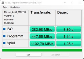 AS SSD copy benchmark