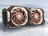 Two 25 mm Noctua fans make ASUS' custom RTX 3070 quiet and thick. (Image source: Noctua)