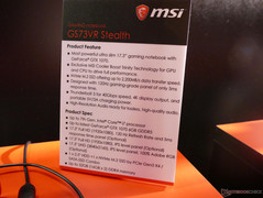 MSI GS73VR Stealth