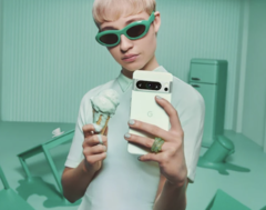 The Pixel 8 Pro in its new 'Mint' colour option. (Image source: Google)