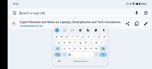 Gboard is the default keyboard