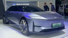 The Toyota Comfortable Space concept sedan was shown at the Guangzhou Auto Show in China. (Image source: @TychodeFeijter via X)