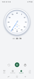 Stopwatch (Image source: Screenshot - Sergey Tarasov - Notebookcheck)