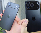 Dummy units showcasing the designs of the iPhone 17 Air and iPhone 17 Pro, from left to right. (Image source: Majin Bu)