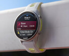 The Forerunner 970 with its Whitestone and Translucent Amp Yellow colour combination. (Image source: Garmin)