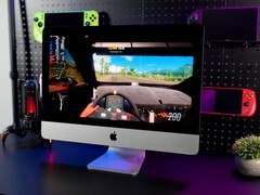 Gameplay of Forza Horizon 5 running on a 2019 Apple iMac powered by SteamOS, with FPS overlay visible on screen. (Image source: ETA Prime on YouTube)