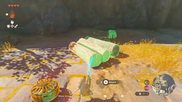 Link can now craft vehicles like rafts...