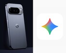 Google Pixel phone with triple cameras (left) next to the colourful Gemini AI logo (right). (Image source: unofficial artwork)