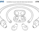 Samsung patents something new for its Galaxy Buds. (Source: LetsGoDigital)