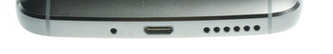 bottom: speaker, micro USB port, microphone