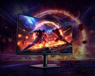 Samsung Odyssey gaming monitor. The company will soon bring QD-OLED to 24.5-inch gaming displays.