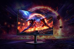 Samsung Odyssey gaming monitor. The company will soon bring QD-OLED to 24.5-inch gaming displays.