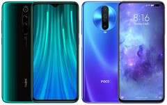 The Redmi Note 8 Pro and POCO X2 are predicted to be eligible for a MIUI 13 update. (Image source: Xiaomi - edited)