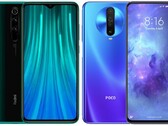 The Redmi Note 8 Pro and POCO X2 are predicted to be eligible for a MIUI 13 update. (Image source: Xiaomi - edited)