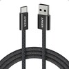 The Anker Zolo USB-A to USB-C Cable (1 m/1.8 m, braided). (Image source: Anker)
