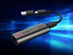 The ROG USB-C10G is retailing for $98.87 on Amazon US. Pictured: a promo picture of the Ethernet adapter.