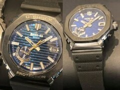 The leaked images hint towards a dark blue dial and a sleek black titanium case. (Image source: Great G-Shock World) 