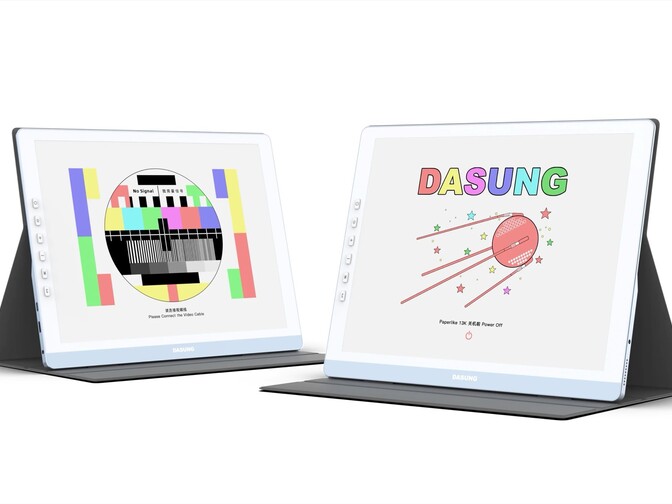 Mobile e-ink touchscreen monitor with colors and 37Hz: Dasung