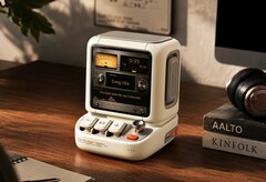 Divoom combines a desktop speaker with a 3.95-inch display.