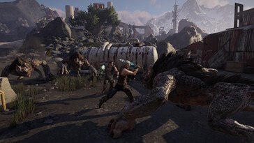 An image showing a fight in Elex.