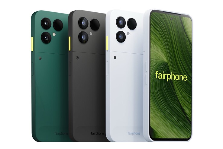 The Fairphone 6+ will apparently be available in green and black, just like the Fairphone 6 shown here, but white is to be replaced by blue.