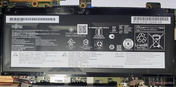 60 Wh battery